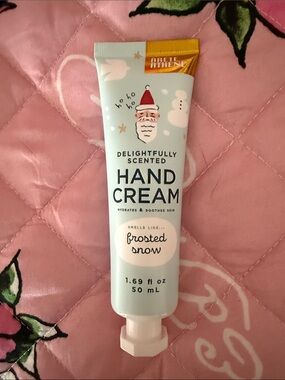 FREE with purchase Delightfully Scented Frosted Snow Hand Cream - Light Blue